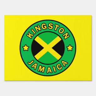 Kingston Jamaica Yard Sign