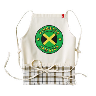 Kingston Jamaica Zazzle HEART Apron