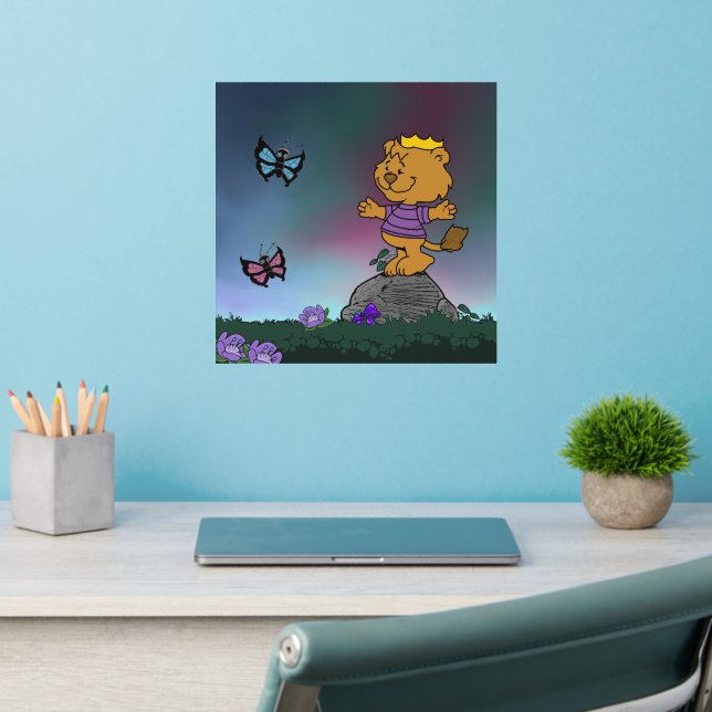 Kingston | Lion Cub Wall Decal (Home Office 2)