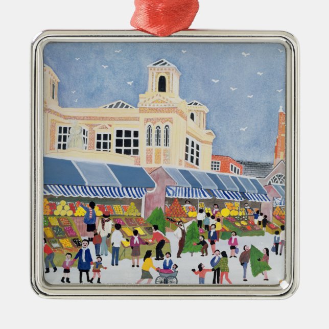 Kingston Market Surrey  2 Metal Ornament (Front)