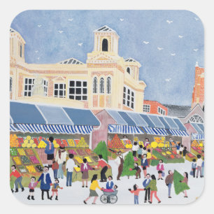 Kingston Market Surrey 2 Square Sticker