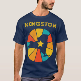Kingston New York Vintage Distressed Souvenir 1 T-Shirt