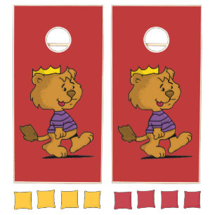 Kingston   The Cubby Lion Cornhole Set
