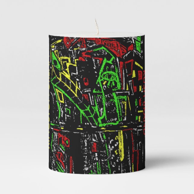 KINGSTON URBAN PILLAR CANDLE (Front)