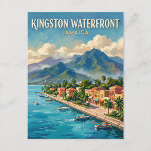 Kingston Waterfront Jamaica Postcard