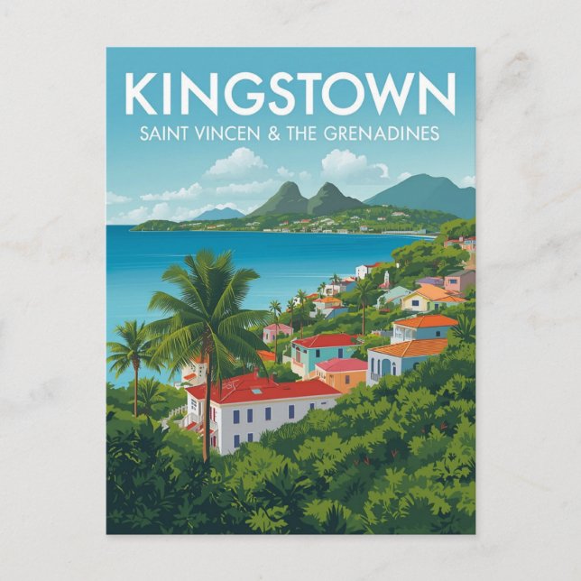 Kingstown Travel Postcard (Front)