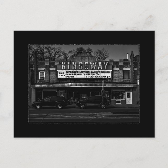 Kingsway Theatre No 2 with Border Postcard (Front)