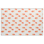 kingyo red and yellow fabric