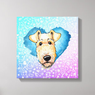 KiniArt Airedale Terrier Canvas Print