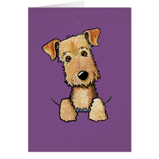 KiniArt Airedale Terrier Cards (Front)