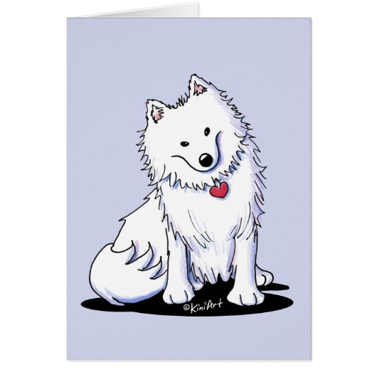 KiniArt American Eskimo Cards (Front)