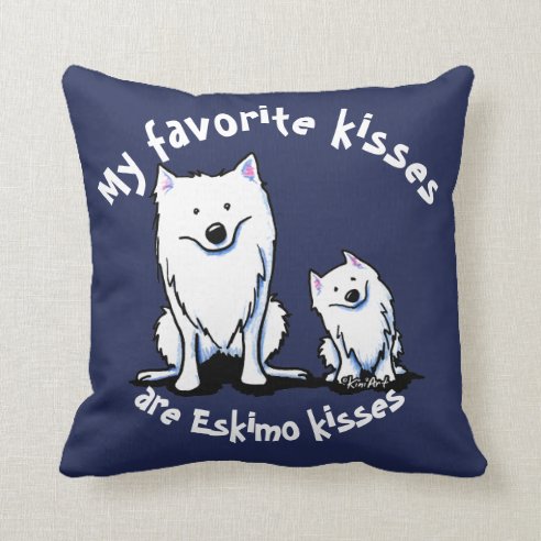 american eskimo pillow