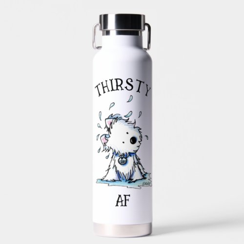 KiniArt Aquarius Westie Water Bottle
