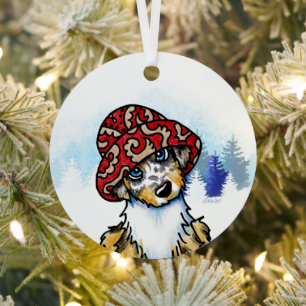 KiniArt Australian Shepherd Ornament 