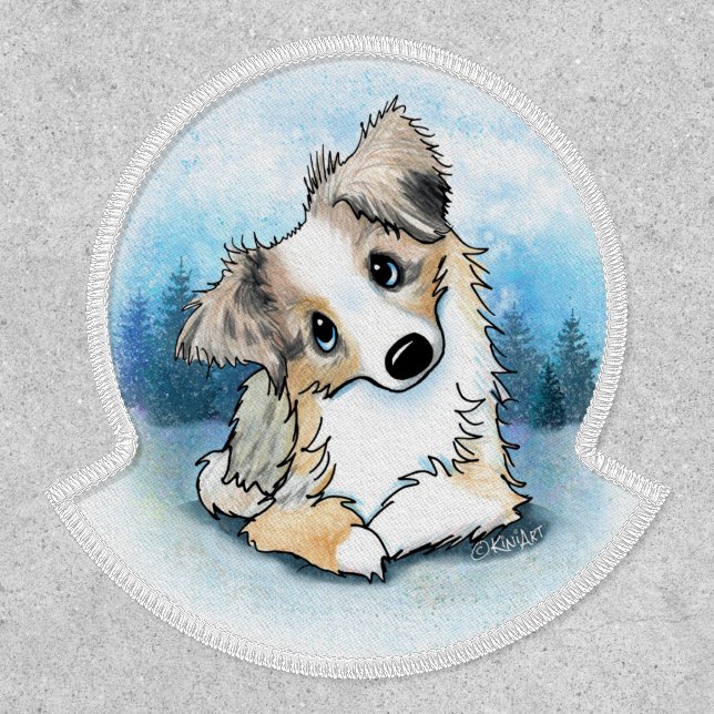 KiniArt Australian Shepherd Puppy Patch (Front)