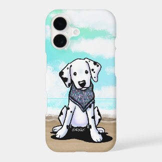 KiniArt Beach Dalmatian iPhone 17 Case