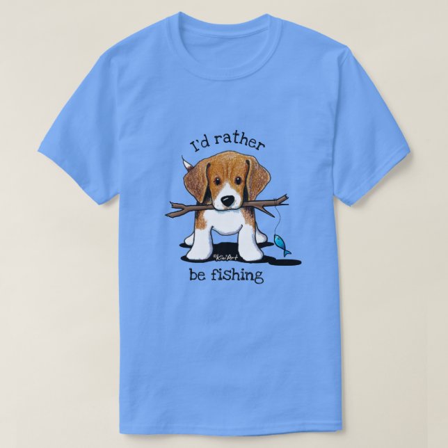 KiniArt Beagle Pup T-Shirt (Design Front)
