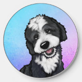 KiniArt Bernadoodle Wireless Charger (Front)