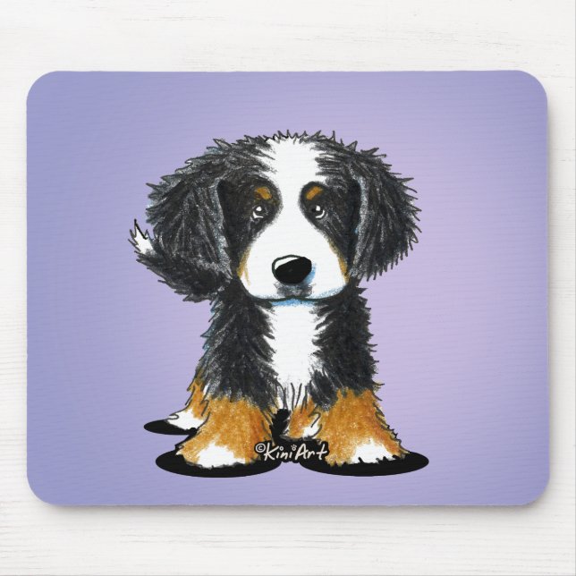 KiniArt Bernese Mountain Dog Mouse Pad (Front)