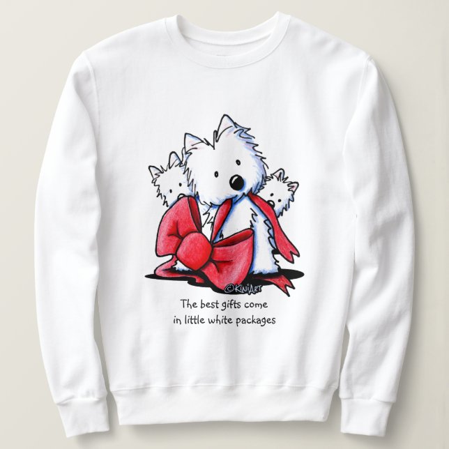 KiniArt Best Gifts Westies Sweatshirt (Design Front)