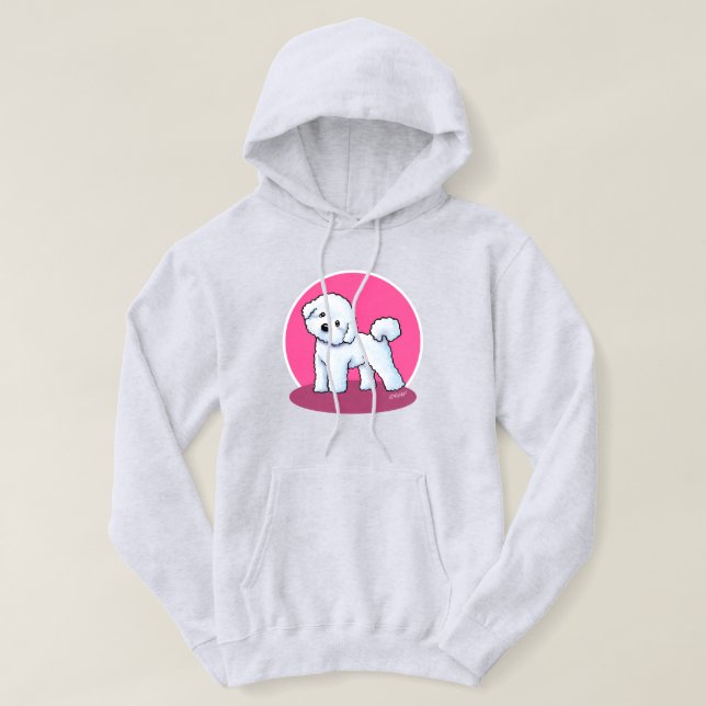 KiniArt Bichon Frise Hoodie (Design Front)