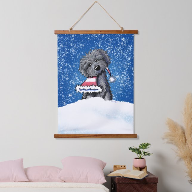 KiniArt Bouvier des Flandres Hanging Tapestry (Bedroom)