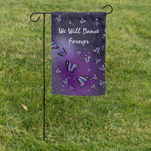 KiniArt Butterflies Garden Flag