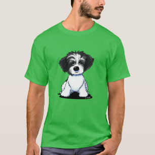 KiniArt BW Parti Havanese T-Shirt