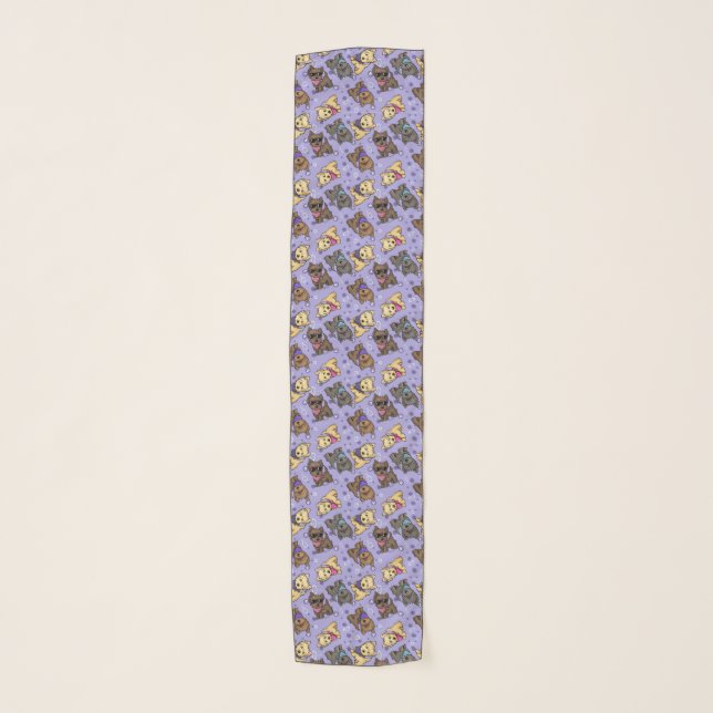 KiniArt Cairn Parade Scarf (Front)