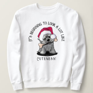 KiniArt Cairn Terrier Christmas Sweatshirt
