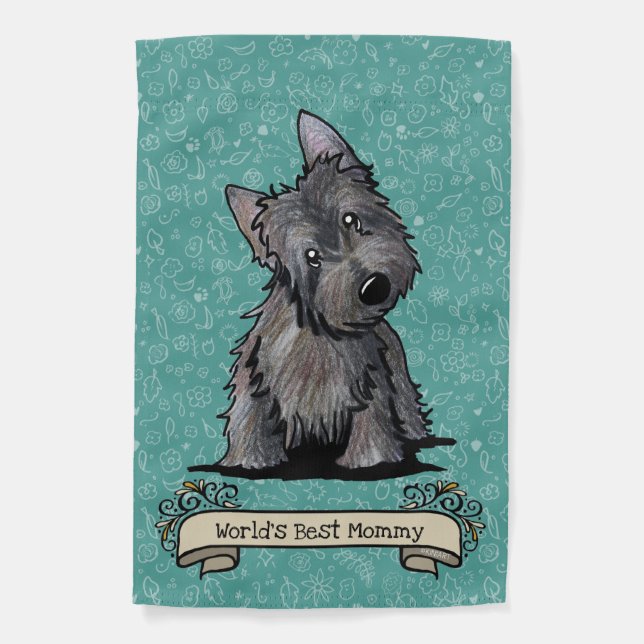KiniArt Cairn Terrier Garden Flag (Front)