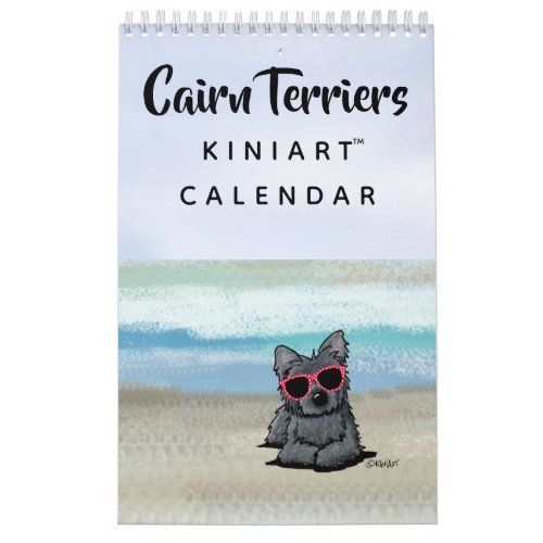 KiniArt Cairn Terrier Small Calendar