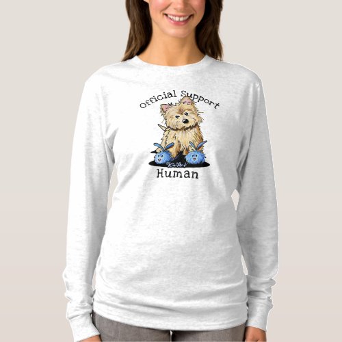 KiniArt Cairn Terrier  T_Shirt