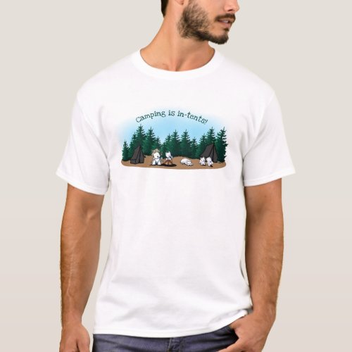 KiniArt Camping Westies T_Shirt