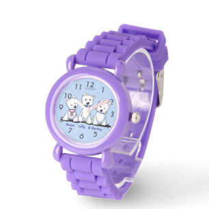 KiniArt Caruso Westies Wrist Watch