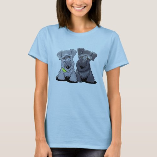 KiniArt Cesky Terriers T_Shirt