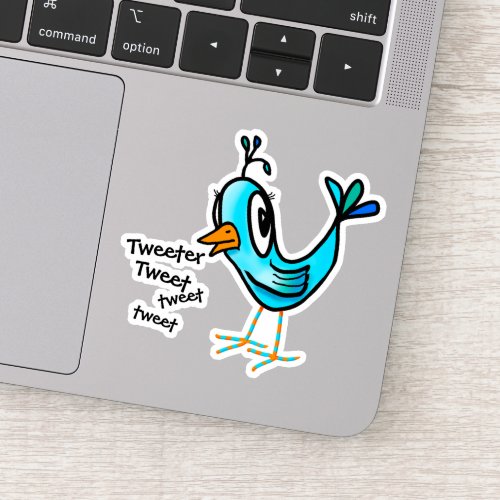 KiniArt Chatty Little Bird Sticker
