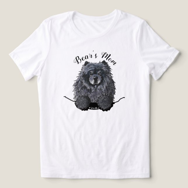 KiniArt Chow Personalized Tri-Blend Shirt (Design Front)