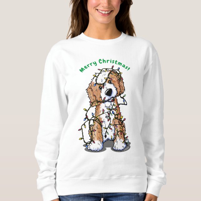 KiniArt Christmas DoodleMoji Sweatshirt (Front)