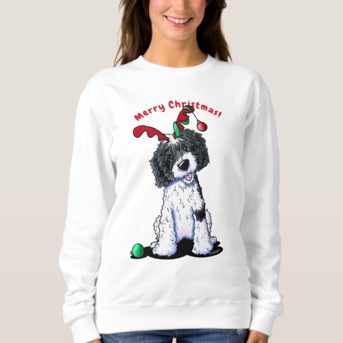 KiniArt Christmas DoodleMoji Sweatshirt