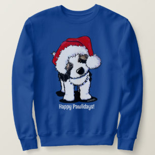 KiniArt Christmas Saint Bernard Sweatshirt