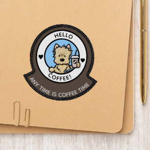 KiniArt Coffee Cairn Terrier Patch