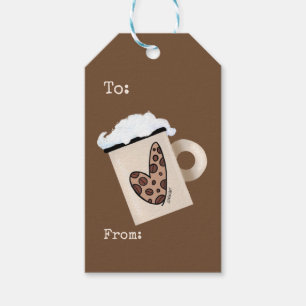 KiniArt Coffee Lover Gift Tag