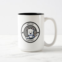 KiniArt Coffee Westie