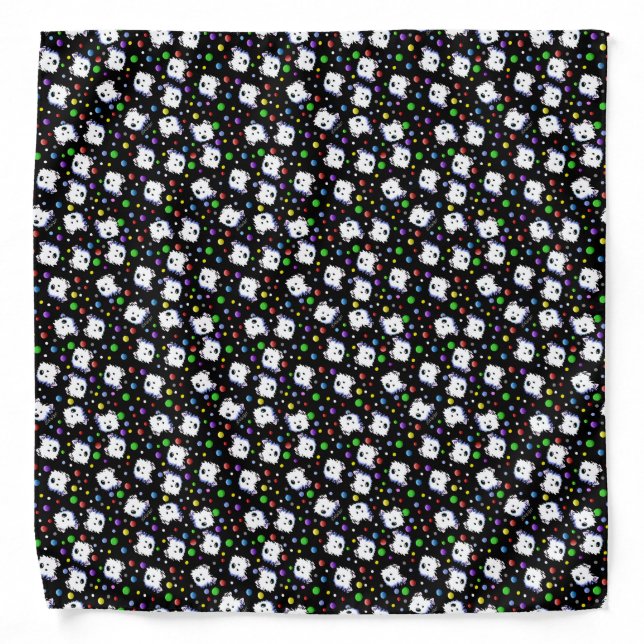 KiniArt Confetti Westie Bandana (Front)