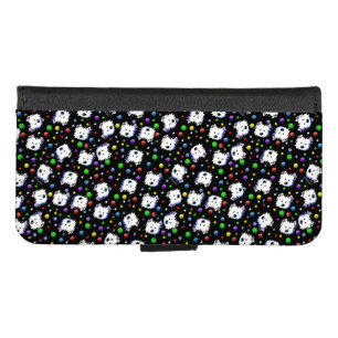 KiniArt Confetti Westie iPhone 8/7 Wallet Case