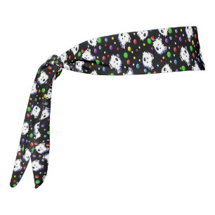 KiniArt Confetti Westie Tie Headband