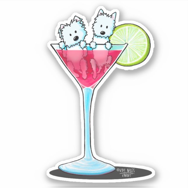 KiniArt Cosmo trio Sticker (Front)