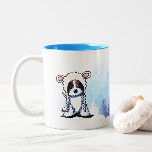 KiniArt Coton de Tulear Winter Two_Tone Coffee Mug