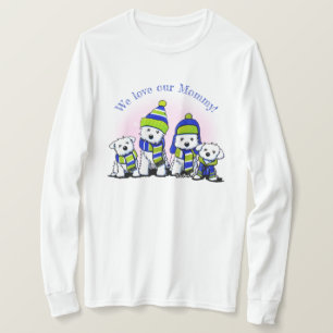 KiniArt Cozy Crew Dogs T-Shirt